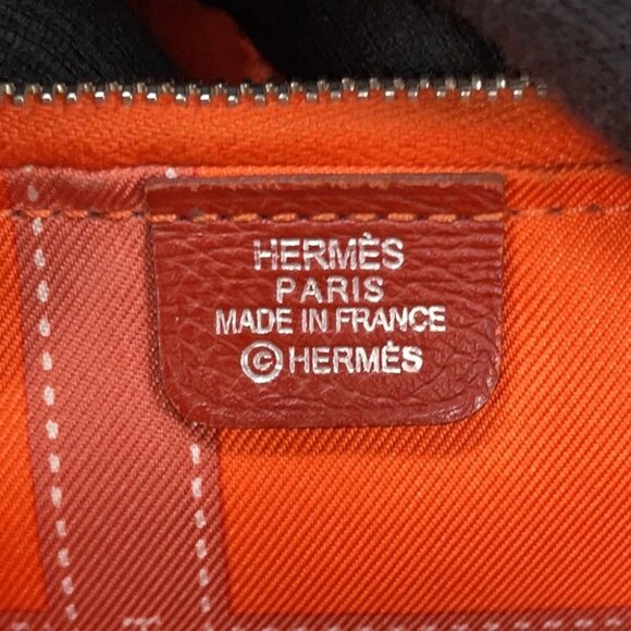 HERMES Azap Long silk in Epsom Brique - Picture 12 of 13